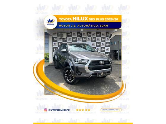 TOYOTA HILUX 2.8 D-4D TURBO DIESEL CD SRX PLUS 4X4 AUTOMÁTICO